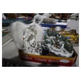 ANGEL FIGURINE DECOR & CHRISTMAS VILLAGES