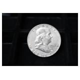 1963 D FRANKLIN HALF DOLLAR 90%