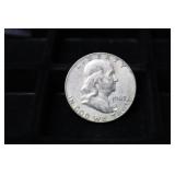 1963 D FRANKLIN HALF DOLLAR 90%