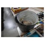 2 GALVANIZED BUCKETS