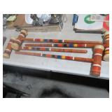 WOOD CROQUET MALLETS