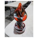 BEAUTIFUL SWIRL JACK IN THE PULPIT VASE