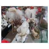 (3) OLD WORLD SKIING & SLEDDING SANTAS