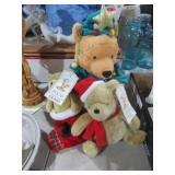 (3) CLASSICAL POOH STUFFED COLLECTIBLES