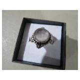 LADIES STERLING SILVER 925 MOONSTONE RING
