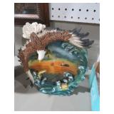 CERAMIC EAGLE IN FLIGHT