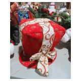 CHRISTMAS TREE HAT TOPPER W/ BOW