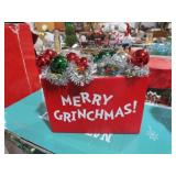 MERRY GRINCHMAS BOX W/ DECOR