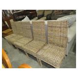 (5) NICE WOVEN DINING CHAIRS