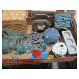 COLLECTION OF BIRD HOUSE, WIND CHIMES, MISC