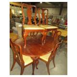 CHERRY DINING TBL W/(6) CHAIRS