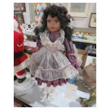PORCELAIN BLACK AMERICANA DOLL