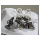 COLLECTION OF STERLING SILVCER SALT & PEPPERS