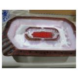 MCM PURPLE /BROWN ASHTRAY