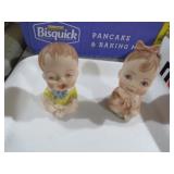 (2) HANDPAINTED KEWPIE CERAMIC FIGURINES