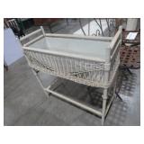 VTG WICKER PLANTER BOX