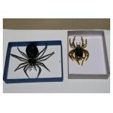 BEAUTIFUL SPIDER BROOCHES