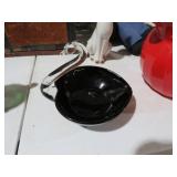 GLASS SWAN BOWL