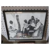 FRAMED KNAFF BROS KNOXVILLE BLACK AMERICANA  PRINT