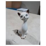 MID CENTURY CERAMIC CAT FIGURINE