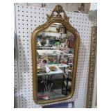 GOLD ORNATE FRAMED INLAID MIRROR " NURRE MIRROR"
