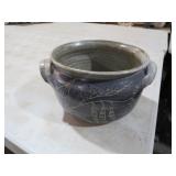 VTG ARTIST SIGNED 2 HANDLE POT