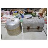 VINTAGE ALUMINUM LUNCH PALE & ICE BUCKET