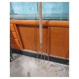 WOOD HANDLE 4 PRONG PITCH FORK