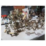 (2) ORNATE BRASS HANGING LIGHTS