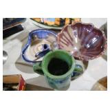 3 PCS HANDMADE POTTERY DECOR