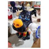 TALAVERA DOG W/ BONE FIGURINE