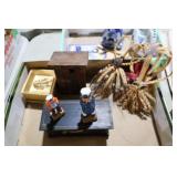 WOOD SHIP CAPTAIN, OUTHOUSE, MISC