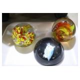 COLL. ART GLASS PAPER WEIGHTS