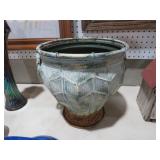 METAL PAINTED PLANTER