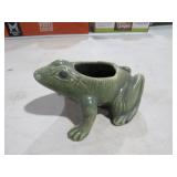 MID CENTURY CERAMIC FROG PLANTER
