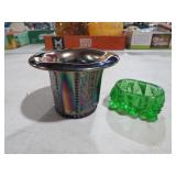 ST,CLAIR HOLLY CARNIVAL HAT&ART DECO SALT CELLAR