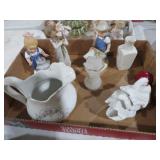 COLL. WILLOW TREE, HOMCO FIGURES VASES & PICTURES