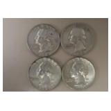 1964 P, (3) 1964 D WASH. QUARTERS 90%