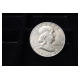 1963 D FRANKLIN HALF DOLLAR 90%