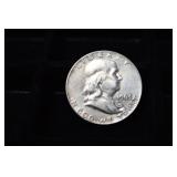 1963 D FRANKLIN HALF DOLLAR 90%