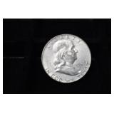 1963 D FRANKLIN HALF DOLLAR 90%