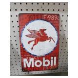 METAL MOBIL GAS & OIL ADV. SIGN