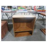 WOOD ADJUSTABLE SHELF BOOKCASE