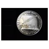 1987 S CONSTITUTION DOLLAR 90% SILVER GEM PROOF