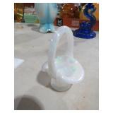 FENTON DIAMOND LACE MINI BASKET