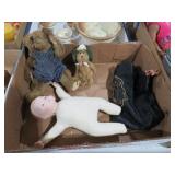 COLL. BEARS, ANTIQUE DOLLS & MISC