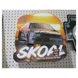 PLASTIC EMBOSSED SKOAL TOBACCO ADV. SIGN