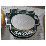 METAL SKOAL TOBACCO ADV. SIGN