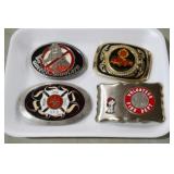 VINTAGE FIRE DEPT BELT BUCKLES