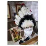 VINTAGE HEAD DRESS & PUZZLE